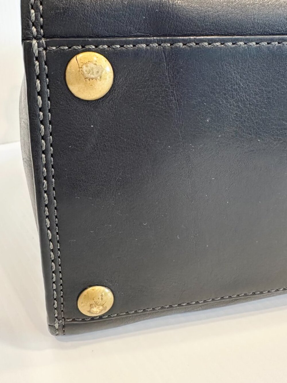 Coach Black Leather Shoulder Bag with Coin Pouch - Picture 16 of 16
